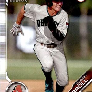 2019 Bowman Draft #BD-125 Corbin Carroll RC Rookie Arizona Diamondbacks MLB Baseball Trading Card