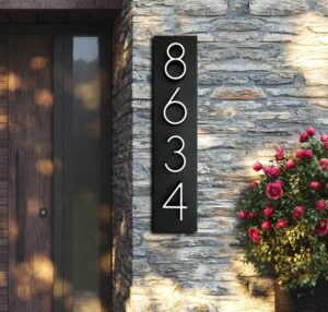 house numbers | address number in vertical and horizontal mode | address plaques for outside | personalized gift | housewarming gift idea | address signs | modern house numbers