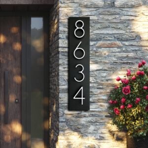 House Numbers | Address number available in Vertical and Horizontal mode | Address number | House address plaque | Personalized gift | Address sign | Modern house numbers | address sign