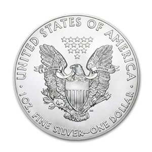 2020 1 oz Silver American Eagle Brilliant Uncirculated with a Certificate of Authenticity $1 BU