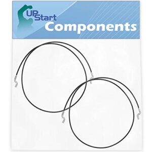 upstart components 2-pack 1501123ma clutch cable replacement for craftsman 536887990 snowblower - compatible with 1501123ma drive cable