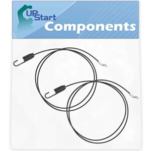 upstart components 2-pack 946-04229b clutch cable replacement for cub cadet 31ah54ts756 - compatible with 746-04229 clutch drive cable