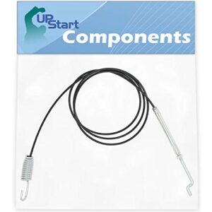 upstart components 746-0897 auger clutch cable replacement for mtd 31ae6lfh718 (2005) snow thrower - compatible with 946-0897 auger cable