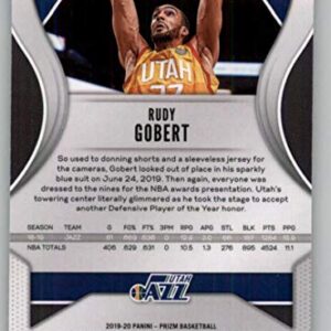 2019-20 Panini Prizm #168 Rudy Gobert NM-MT Jazz