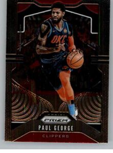 2019-20 prizm nba #185 paul george los angeles clippers official panini basketball trading card