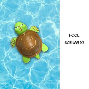 Chlorine Floater, Turtle Collapsible Floating Pool Dispenser Set，Fits 3" Chlorine Tablets，Release Adjustable for Indoor & Outdoor Swimming Pool Hot Tub SPA(2 Pack)