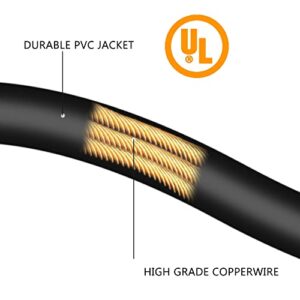 S7 50 Amp Generator Extension Cord, 13FT STW 6/3 + 8/1 Power Cord N14-50P & SS2-50R & CS6364 Twist Lock Connectors