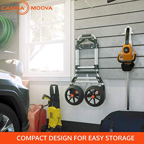 CAMBA Moova Hand Truck; Folding Cart and Dolly; Stair Climbing Wheel Technology; Heavy Duty 220lbs Load Capacity