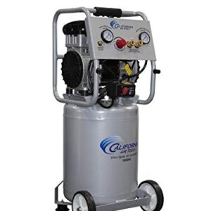 California Air Tools 10020ACAD Ultra Quiet & Oil-Free 2.0 Hp, 10.0 Gal. Aluminum Tank Air Compressor w/Auto Drain