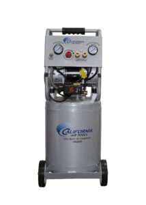california air tools 10020ac ultra quiet & oil-free 2.0 hp, 10.0 gal. aluminum tank air compressor