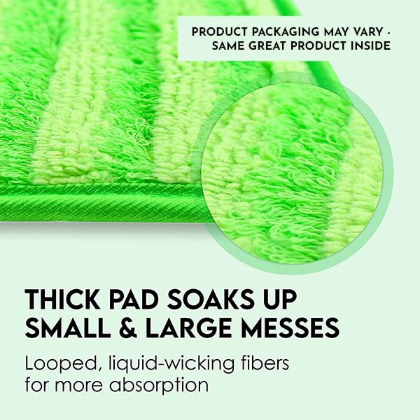 Reusable Floor Mop Pads - 8 Pack Swiffer Wet Jet Compatible Refills - Machine Washable, 12-inch Microfiber Mop Swiffer Wet Pads - Eco-Friendly Household Cleaning Supplies