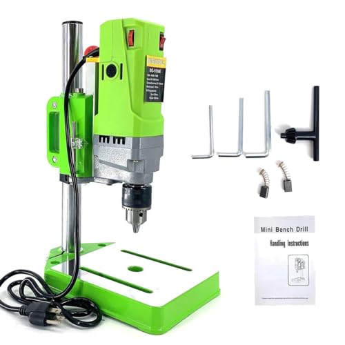 DOMINTY Bench Drill Stand 710W Mini Electric Bench Drilling Machine Drill Chuck 1-13mm for Hand Drill