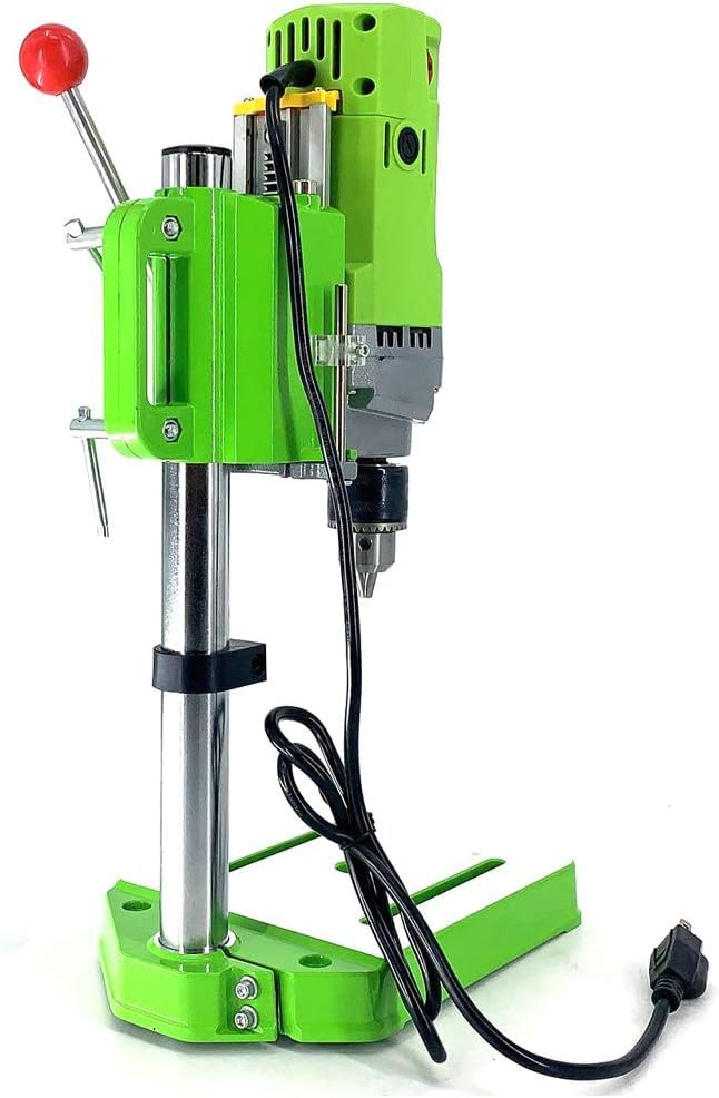 DOMINTY Bench Drill Stand 710W Mini Electric Bench Drilling Machine Drill Chuck 1-13mm for Hand Drill