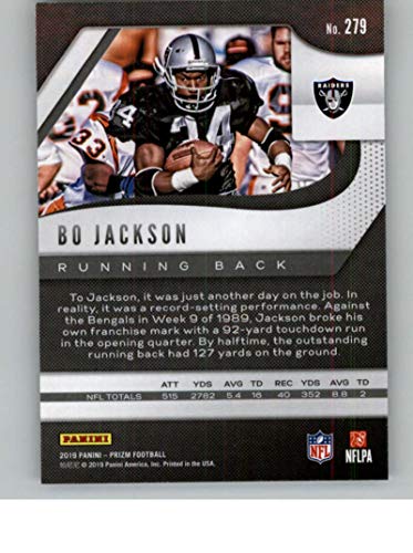 2019 PRIZM #279 BO JACKSON LA RAIDERS FOOTBALL