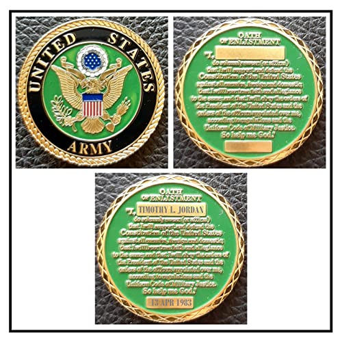 Junk and Disorderly, AZ US Army Oath of Enlistment Challenge Coin