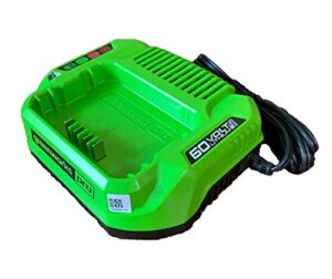 greenworks pro 60-volt gen2 lithium ion (li-ion) cordless power equipment battery charger