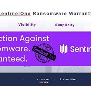 SentinelOne Endpoint Protection - Autonomous AI Platform, Multiple AI Engines, Complete Visibility for Cyber Security | 1 Month Subscription