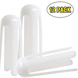 Dukal Finger Guards. Pack of 12 Plastic Finger Guards for Professionals and Patients. Assorted Sizes. for Fingers and Toes. Full Length. Disposable Medical Supplies.