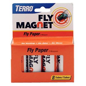 Terro T518 Fly Magnet Sticky Fly Paper Fly Trap, 8 Pack (8)