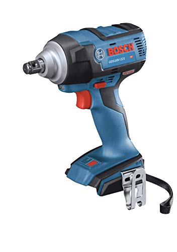 BOSCH GDS18V-221N 18V EC Brushless 1/2 in. Impact Wrench with Friction Ring and Thru-Hole (Bare Tool)