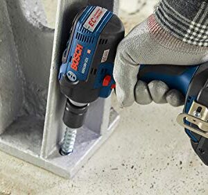 BOSCH GDS18V-221N 18V EC Brushless 1/2 in. Impact Wrench with Friction Ring and Thru-Hole (Bare Tool)