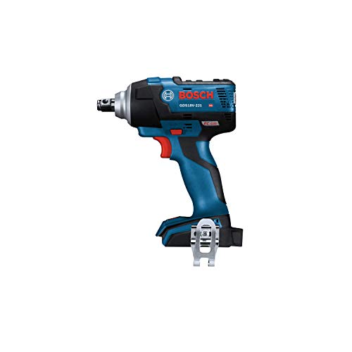 BOSCH GDS18V-221N 18V EC Brushless 1/2 in. Impact Wrench with Friction Ring and Thru-Hole (Bare Tool)