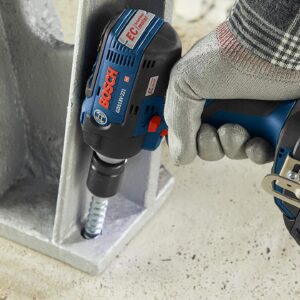 BOSCH GDS18V-221B25 18V EC Brushless 1/2 In. Impact Wrench Kit with (2) CORE18V 4.0 Ah Compact Batteries