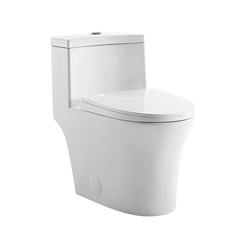 Swiss Madison SM-1T128 Bastille One Piece Elongated Dual Flush Toilet