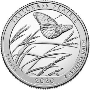 2020 s clad proof tallgrass prairie kansas national park np quarter gem proof us mint