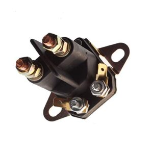 fridayparts 12v universal relay solenoid 4 post plow compatible for western fisher meyers snowplow blade replacement