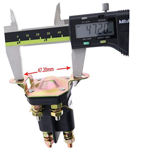 FridayParts 12V Universal Relay Solenoid 4 Post Plow Compatible for Western Fisher Meyers Snowplow Blade Replacement