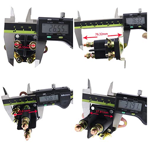 FridayParts 12V Universal Relay Solenoid 4 Post Plow Compatible for Western Fisher Meyers Snowplow Blade Replacement