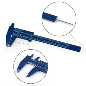 Ultrassist Plastic Vernier Caliper (2pcs), 150 mm Mini Plastic Caliper for School Student, Portable 0-6 Inch Measuring Tools, Sliding Gauge