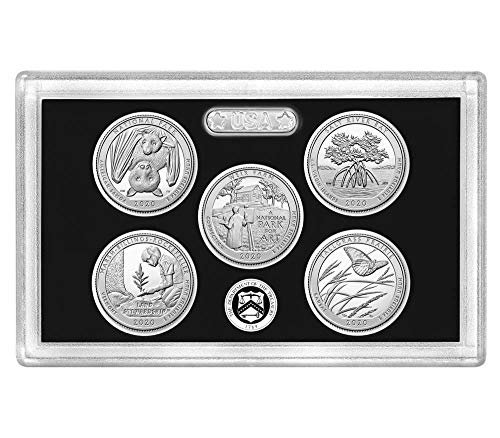 2020 S America The Beautiful 2020 Silver Quarter Proof Set America The Beautiful .999 Silver Complete Silver Proof