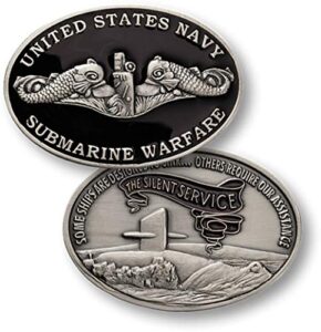 u.s. navy submarine warfare enlisted challenge coin