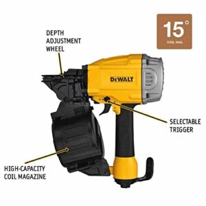 DEWALT 15 DEG Coil FRAMING Nailer (DWF83C)