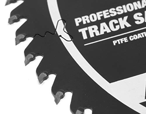 WEN BL6556 6.5-Inch 56-Tooth Carbide-Tipped Thin-Kerf Professional ATAFR Track Saw Blade with PTFE Coating