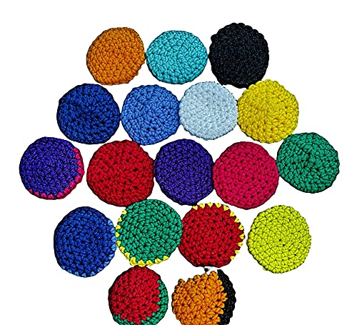 Handmade Nylon Kitchen Scrubbers - Pot Scrubbers - Sponge - Scouring Pad - Reusable - Scrubbies - set of 3 (or 4) - double thickness - large