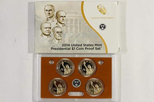 2014 S Presidential Dollar 2014 S US Mint Presidential Proof Set 4 Coin Complete Proof