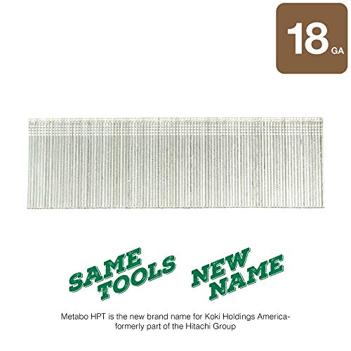 Metabo HPT 1-1/4 Inch 18 Gauge Brad Finish Nail | 5,000 Count | 14106SHPT