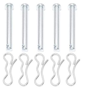 5 pack shear pins with bow tie cotter pins compatible with shear pin 703063 1668344sm 1739295yp; kit 1686806yp 1738456 1739821yp