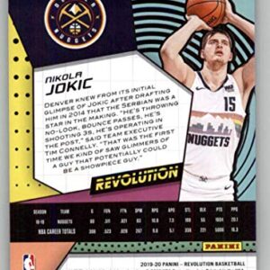 2019-20 Revolution Basketball #23 Nikola Jokic Denver Nuggets Official NBA Trading Card From Panini America