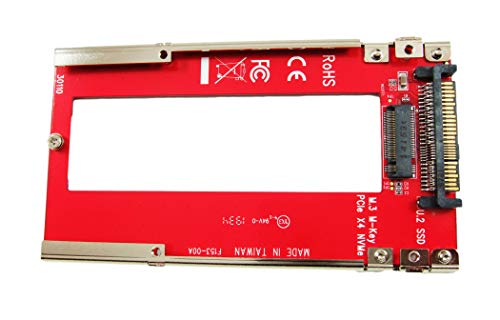 Ableconn IU2-M3153 M.3 NGSFF to U.2 Adapter - Turn M.3 NGSFF (NF1) NVMe SSD to 2.5-inch Drive for U.2 (SFF-8639) Host Interface - Support Samsung NF1 SSD - M.3 to U.2