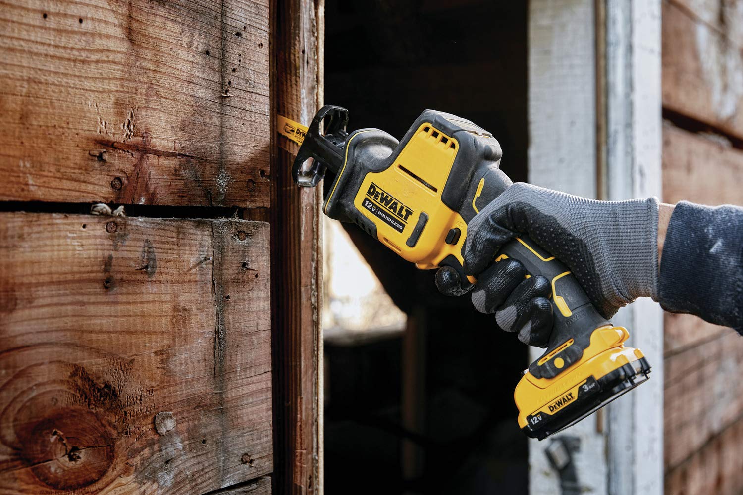 DEWALT XTREME 12V MAX* Reciprocating Saw, One-Handed, Cordless Kit (DCS312G1)