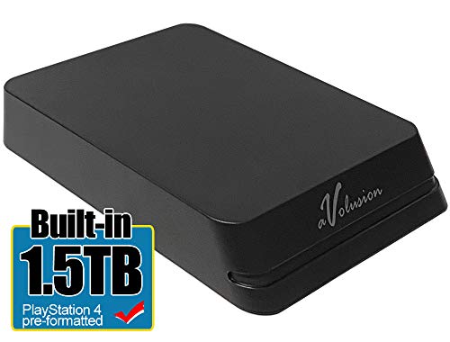 Avolusion Mini HDDGear 1.5TB USB 3.0 Portable External Gaming Hard Drive (for PS4, Pre-Formatted)