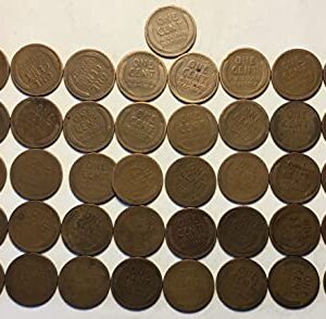 1912 P Lincoln Wheat Cent Penny Roll (25) Coins Penny Seller Good