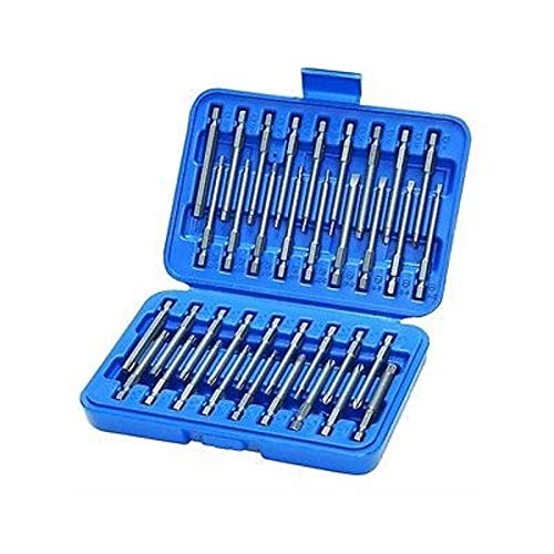 36 Piece Extra Long 3" Screwdriver Bit Set 1/4 Shank Screwdriver Industrial S2 bits