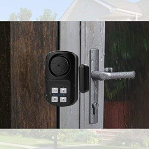 HENDUN Pool Gate Alarm Outdoor Wireless with Remote, 140db Loud, Waterproof Door Alarm Sensor, Kids Safety, Weatherproof Garage Fence Entry Chime (2 Pack)