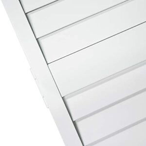 Closet Door, Bi-fold, Louver Louver Plantation Primed White (28X80)