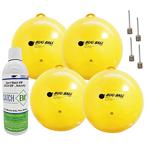 Gnat Ball Deluxe kit - Gnats, House Fly, No-See-Um, Aphids whiteflies,and Love Bug Trap